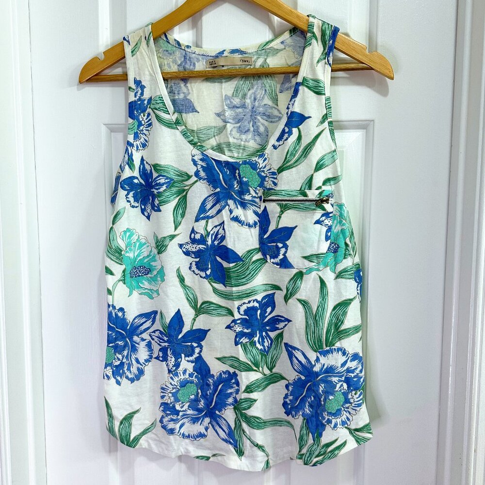 Floral Pocket Tank